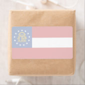 Georgia Faint Flag Verzendlabel (Insitu)