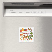 Georgia Family Trip Keepsake Custom Magneet (Insitu (Vaatwasser))