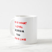 Georgia-fan, loyaal koffiemok (Voorkant links)