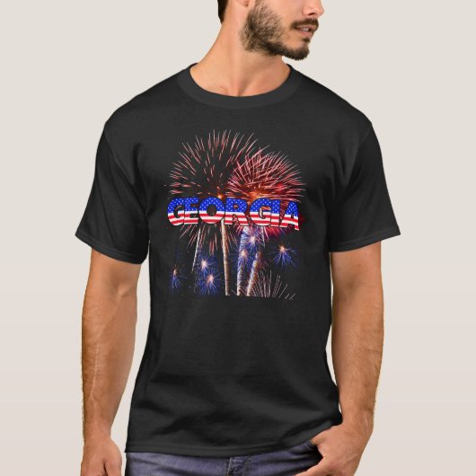 Georgia Fireworks T-shirt (Voorkant)