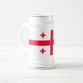 Georgia Flag Bierpul (Voorkant links)