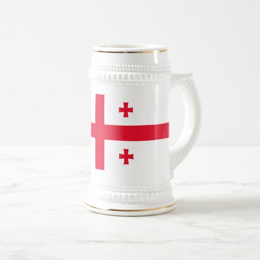 Georgia Flag Bierpul (Voorkant rechts)