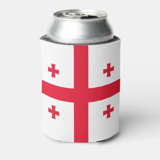 Georgia Flag Blikjeskoeler (Blikje Achterkant)