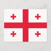 Georgia Flag Briefkaart (Voorkant)