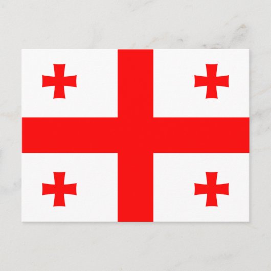 Georgia Flag Briefkaart (Voorkant)