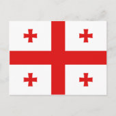 Georgia Flag Briefkaart (Voorkant)