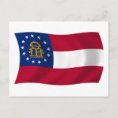 Georgia Flag Briefkaart (Voorkant)