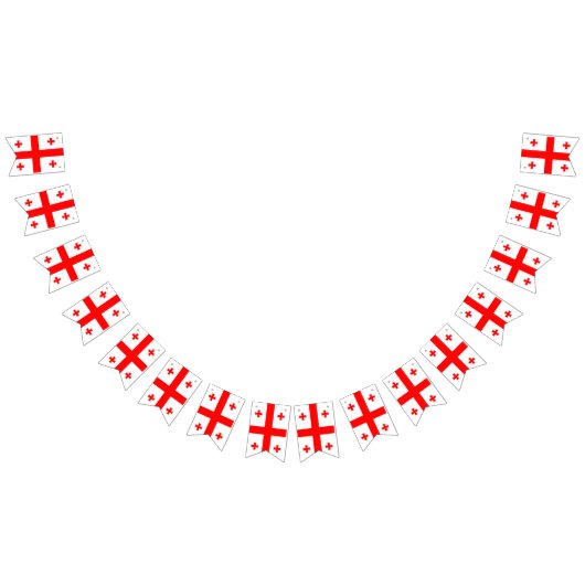 Georgia flag bunting banner (Alle)