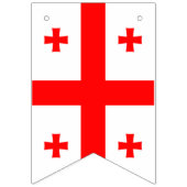 Georgia flag bunting banner (Eerste vlag)