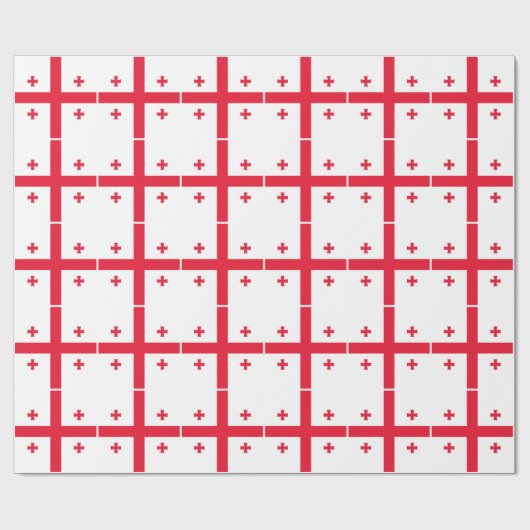 Georgia Flag Cadeaupapier (Vlak)