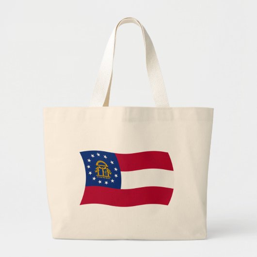 Georgia Flag Canvas tas (Voorkant)
