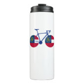 Georgia Flag Cycling Thermosbeker (Voorkant)