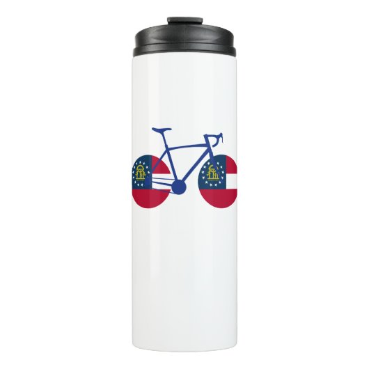 Georgia Flag Cycling Thermosbeker (Voorkant)