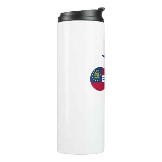 Georgia Flag Cycling Thermosbeker (Gedraaid links)