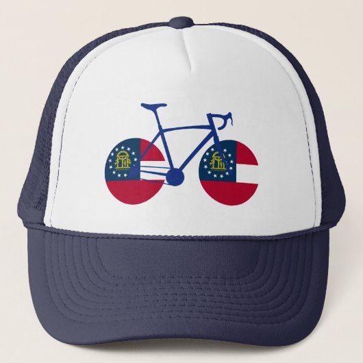 Georgia Flag Cycling Trucker Pet (Voorkant)