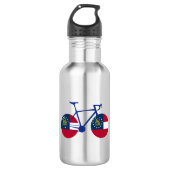 Georgia Flag Cycling Waterfles (Voorkant)