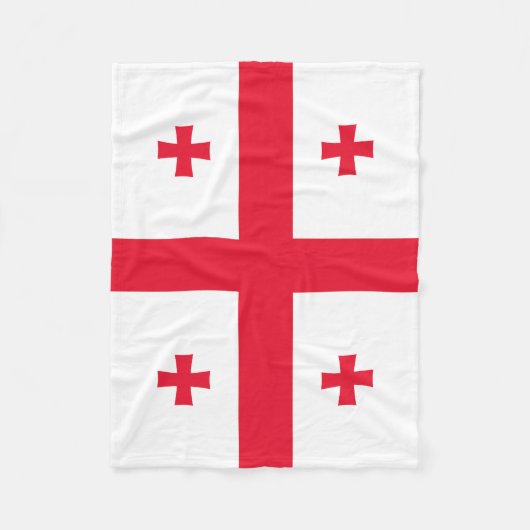 Georgia Flag Fleece Deken (Voorkant)