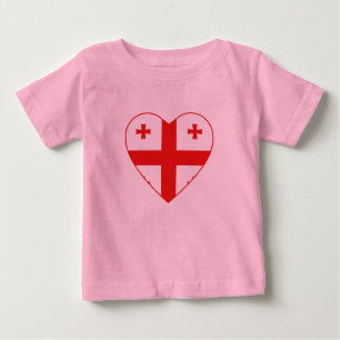 Georgia Flag Hart T-shirt