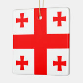 Georgia Flag Keramisch Ornament (Links)