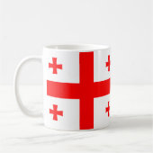 Georgia Flag Keramische Mok (Links)