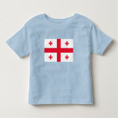 Georgia Flag Kinder Shirts (Voorkant)