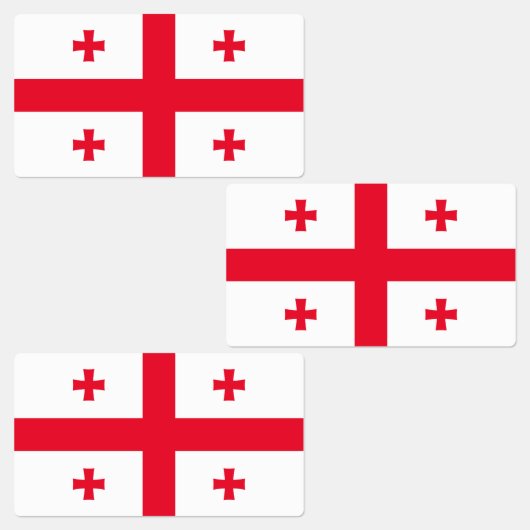 Georgia Flag Labels (Groep)