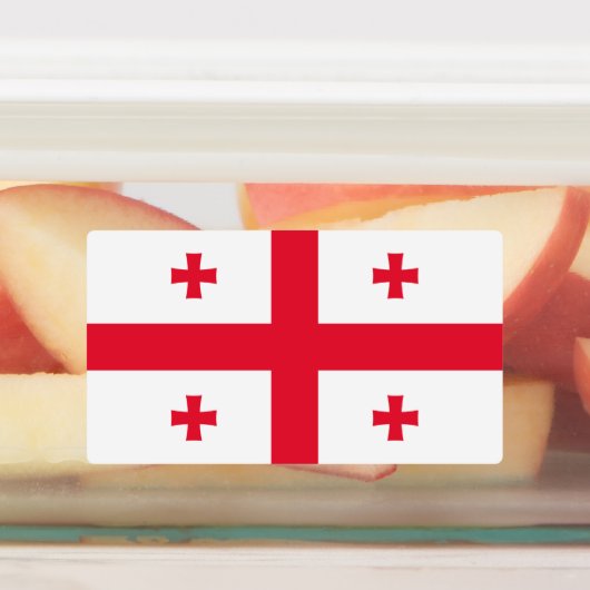 Georgia Flag Labels (Aangebracht)