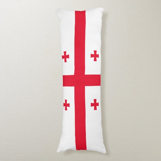 Georgia Flag Lichaamskussen (Voorkant Verticaal)