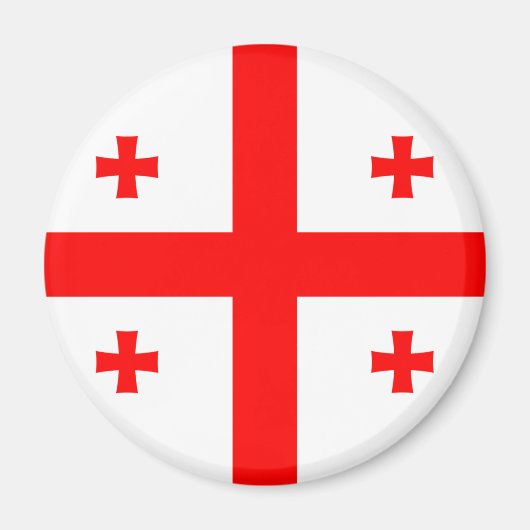 Georgia Flag Magneet (Voorkant)
