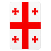 Georgia Flag Magneet (Verticaal)