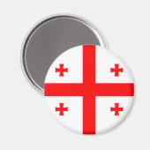Georgia Flag Magneet (Voorkant / Achterkant)