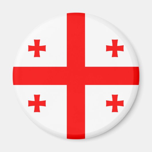 Georgia Flag Magneet (Voorkant)