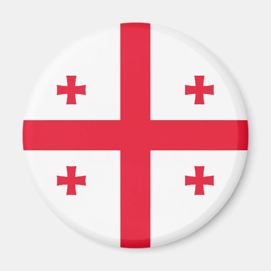 Georgia Flag Magneet (Voorkant)