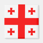 Georgia Flag Magneet (Voorkant)