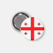 Georgia Flag Magneet (Voorkant / Achterkant)