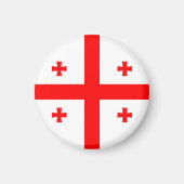 Georgia Flag Magneet (Voorkant)