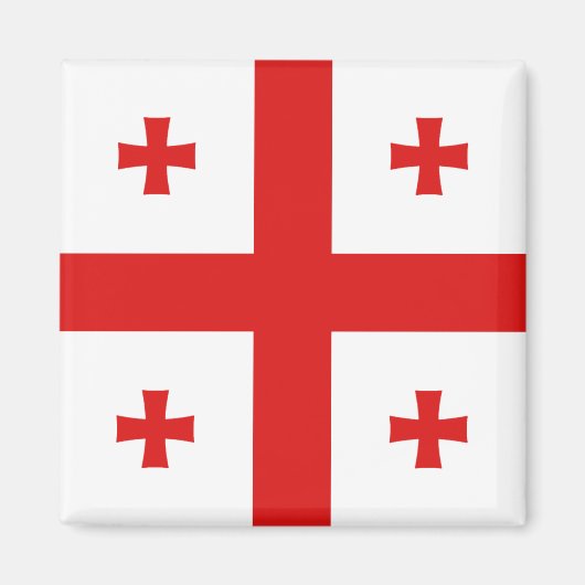 Georgia Flag Magnet (Voorkant)