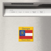 Georgia Flag Magnet (Insitu (Vaatwasser))