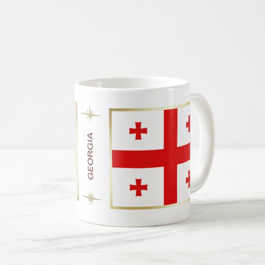 Georgia Flag + Map Mok (Voorkant rechts)