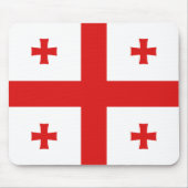 Georgia Flag Mousepad Muismat (Voorkant)