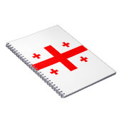 Georgia Flag Notitieboek (Rechterzijde)
