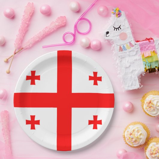 Georgia Flag Papieren Bordje (Feest)
