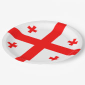 Georgia Flag Papieren Bordje (Gekanteld)