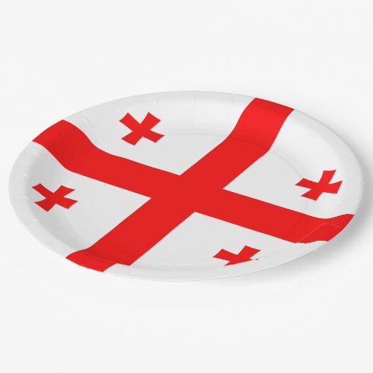 Georgia Flag Papieren Bordje (Gekanteld)