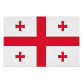 Georgia Flag Perfect Poster (Voorkant)