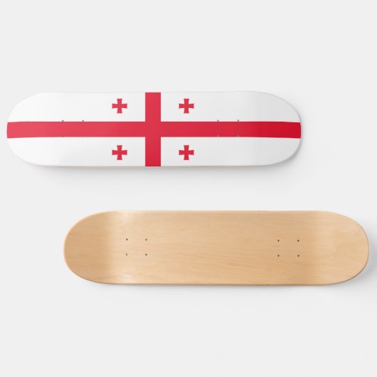 Georgia Flag Persoonlijk Skateboard (Horizontaal)