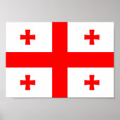 Georgia Flag Poster (Voorkant)
