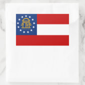 Georgia Flag Rechthoekige Sticker (Tas)