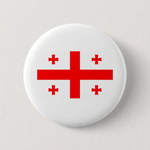 Georgia Flag Ronde Button 5,7 Cm