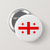 Georgia Flag Ronde Button 5,7 Cm (Voorkant /achterkant)
